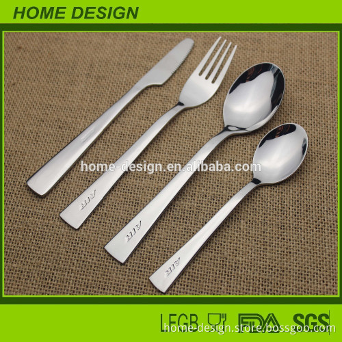 stainless steel cutlery set for airline